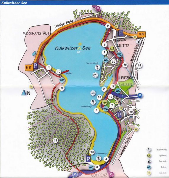 Mapa Kulkwitzer see
